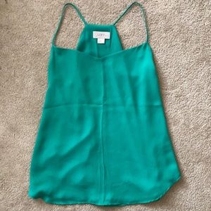 Ann Taylor Loft petite small cyan green top